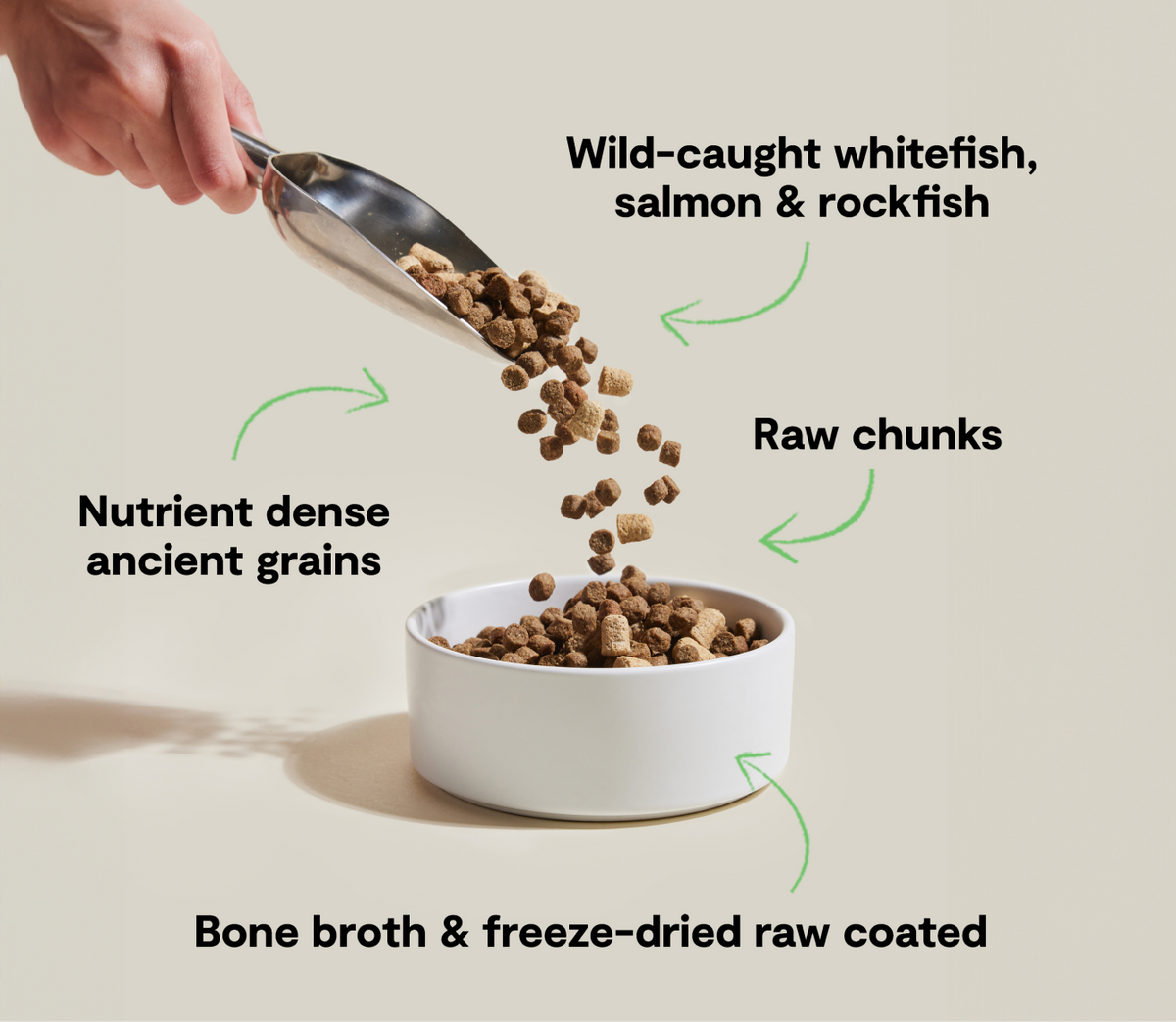 RawMix Wild Ocean Ancient Grains Dog Kibble