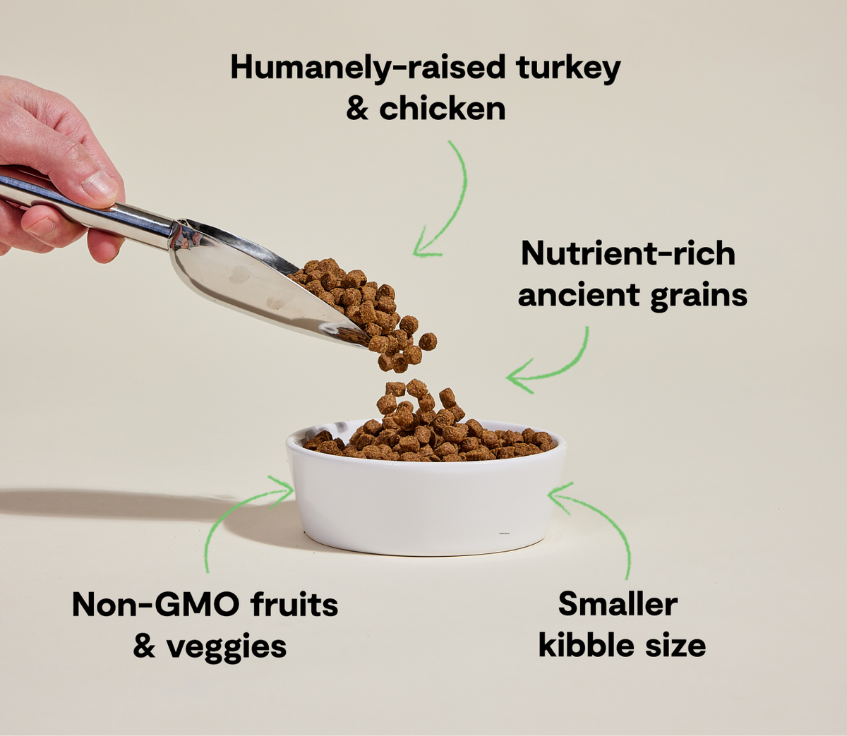 Small Breed Ancient Grains Dog Kibble
