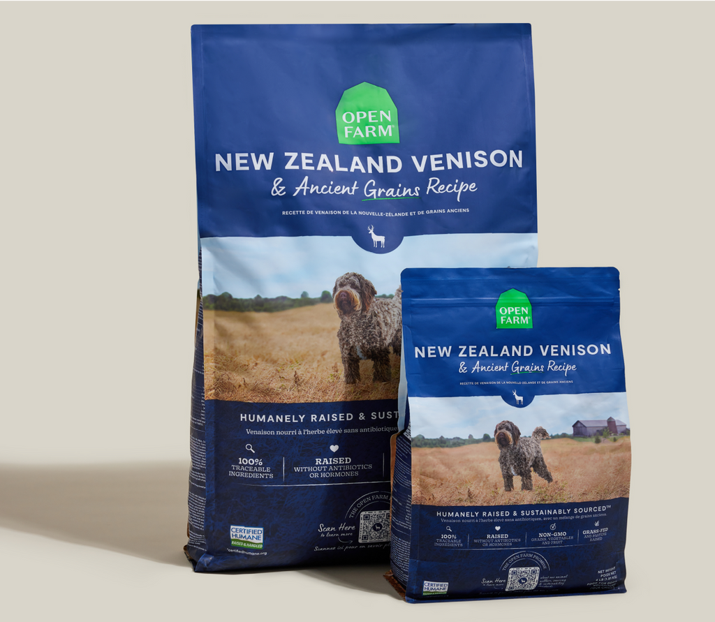 New Zealand Venison & Ancient Grains Dog Kibble