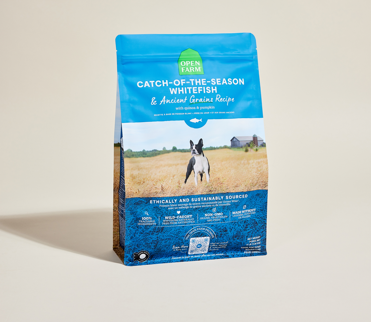 Whitefish & Ancient Grains Dog Kibble