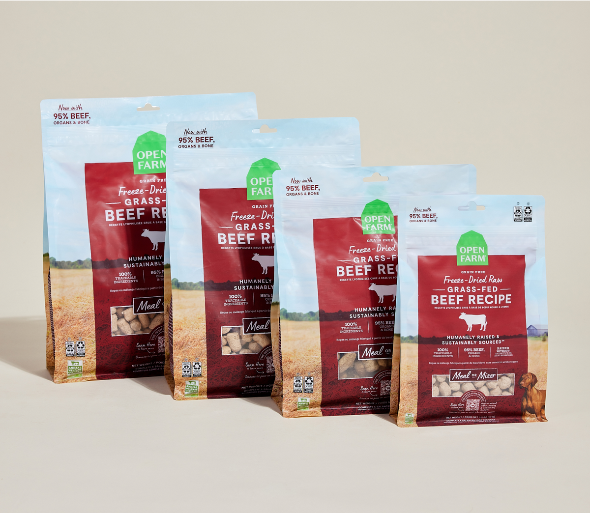 Grass-Fed Beef Freeze Dried Raw Morsels for Dogs