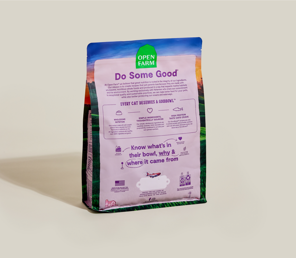 Goodbowl™ Wild-Caught Salmon & Brown Rice Cat Kibble