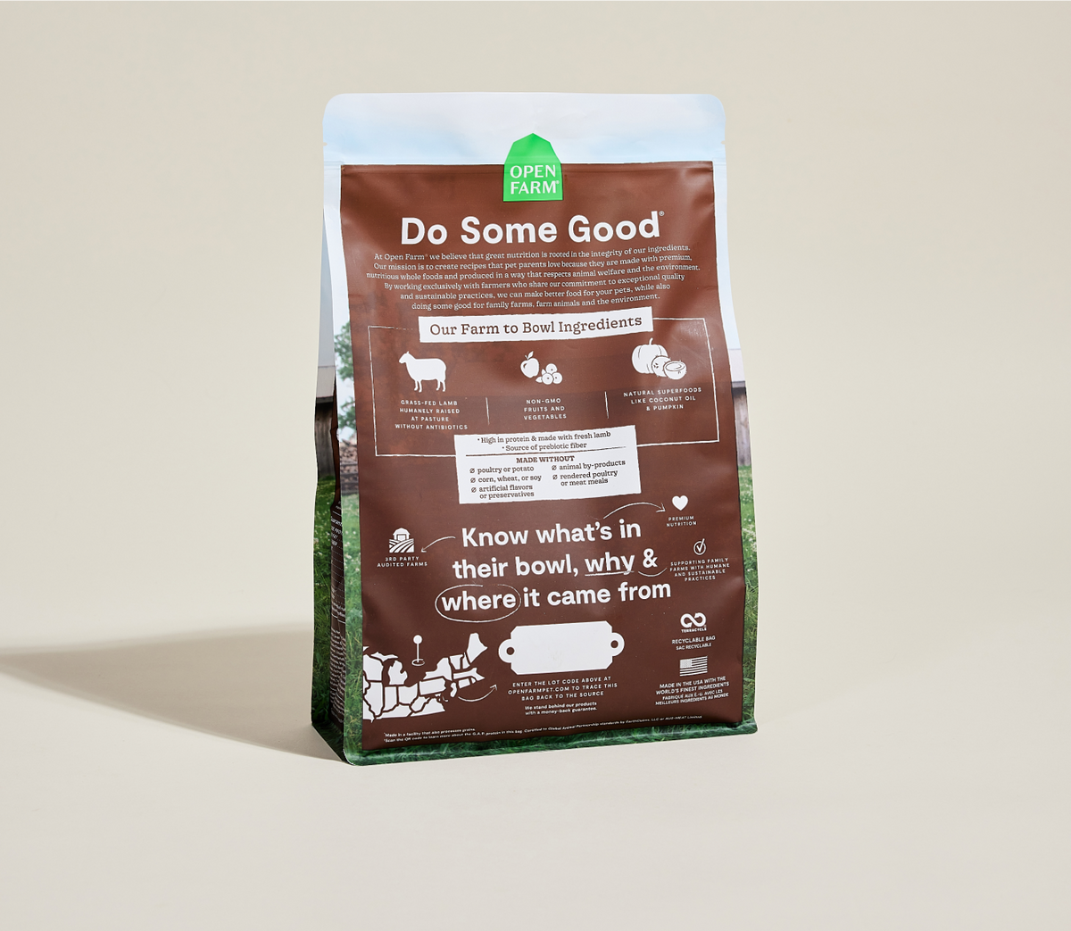Pasture-Raised Lamb Grain-Free Cat Kibble