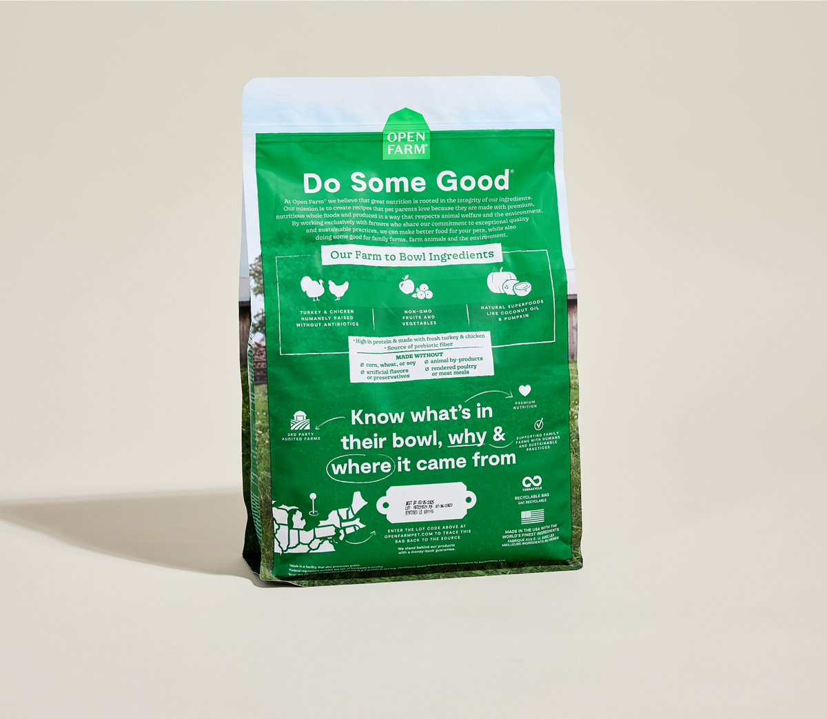 Homestead Turkey & Chicken Grain-Free Cat Kibble