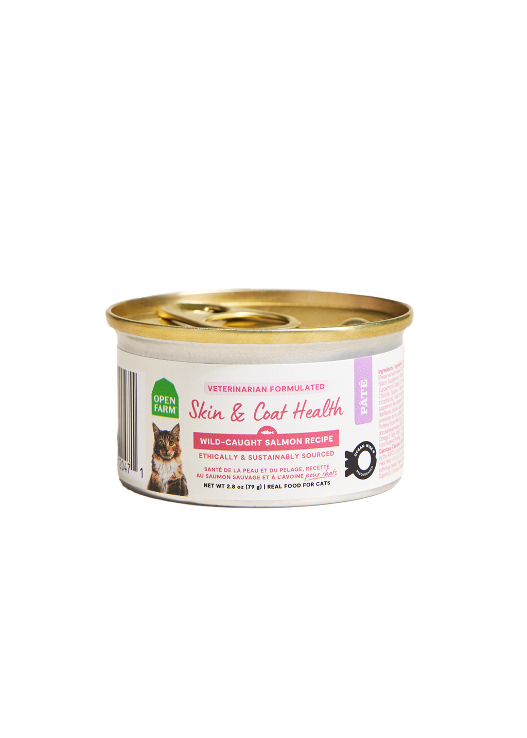 Wild-Caught Salmon Skin & Coat Health Pâté for Cats