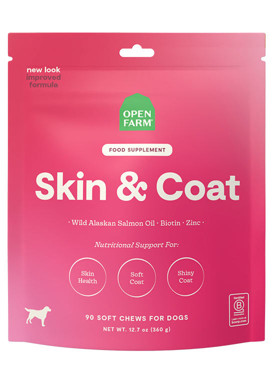 Skin & Coat Supplement Chews for Dogs