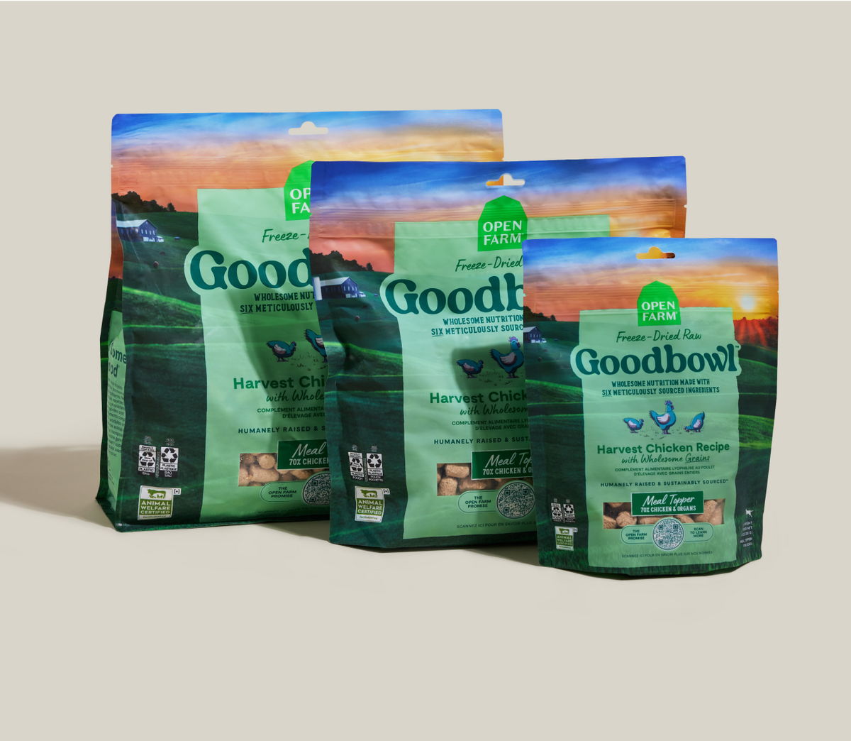 Goodbowl™ Harvest Chicken Freeze Dried Raw Morsels for Dogs