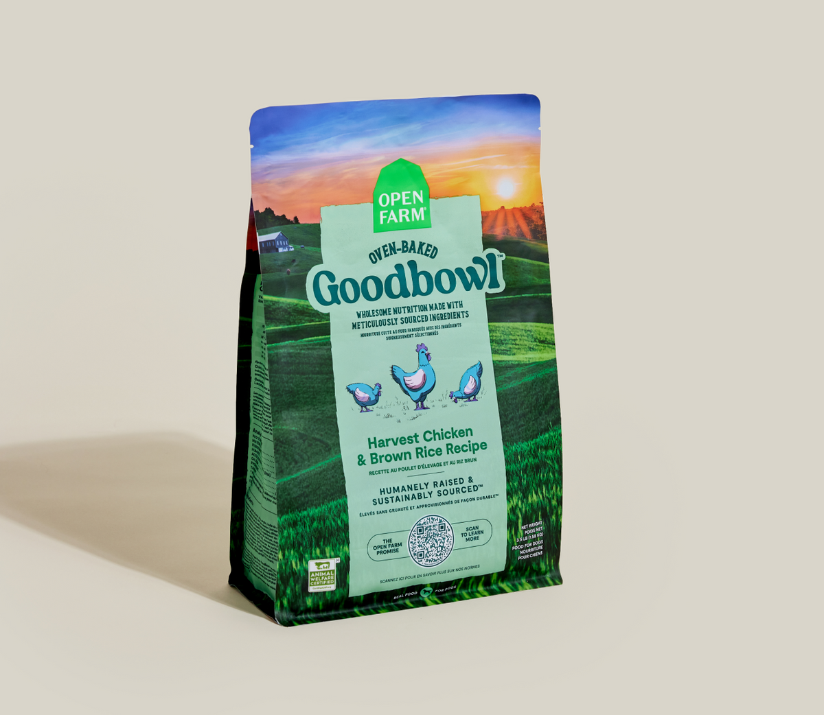 Goodbowl™ Harvest Chicken & Brown Rice Dog Kibble
