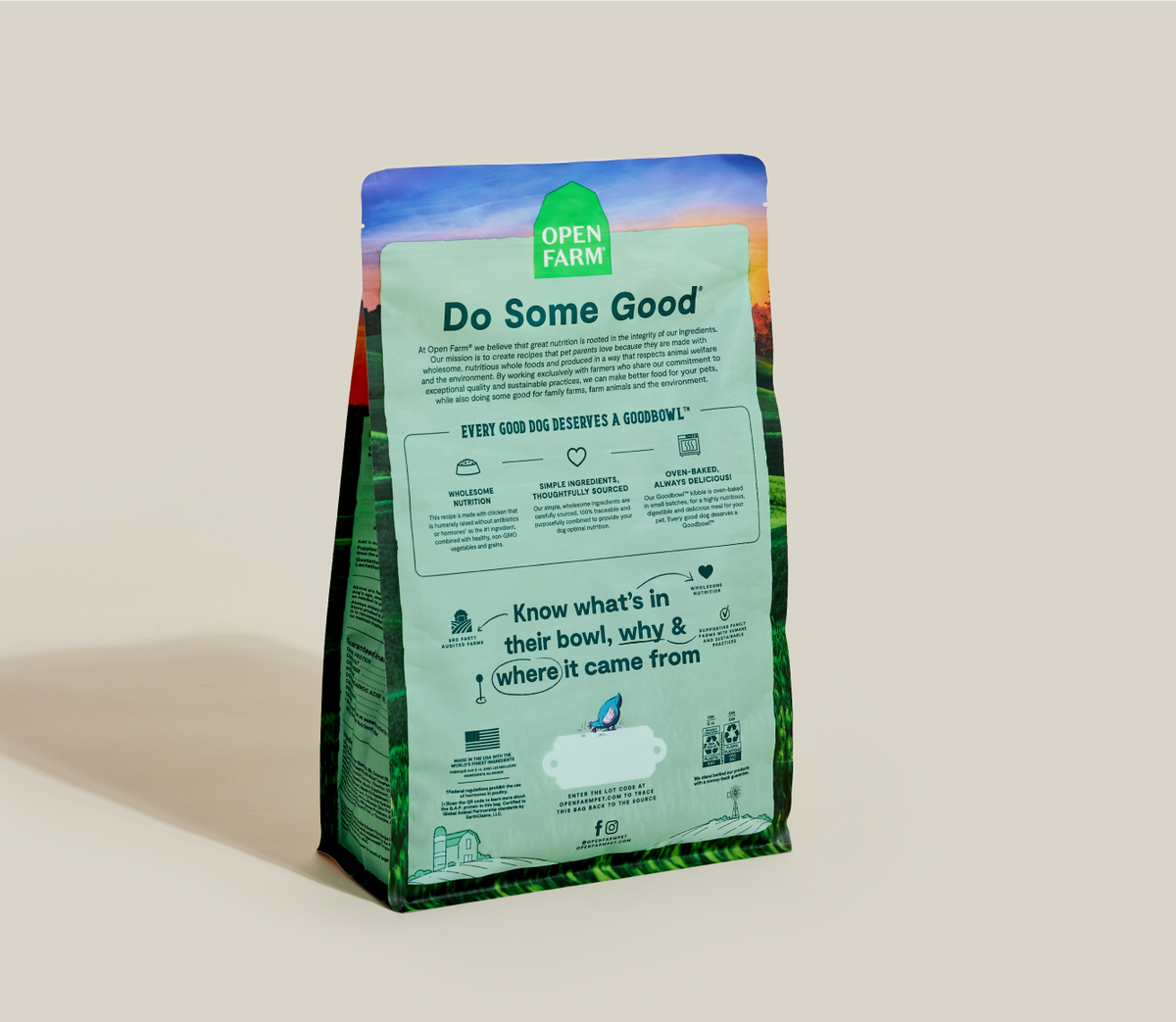 Goodbowl™ Harvest Chicken & Brown Rice Dog Kibble