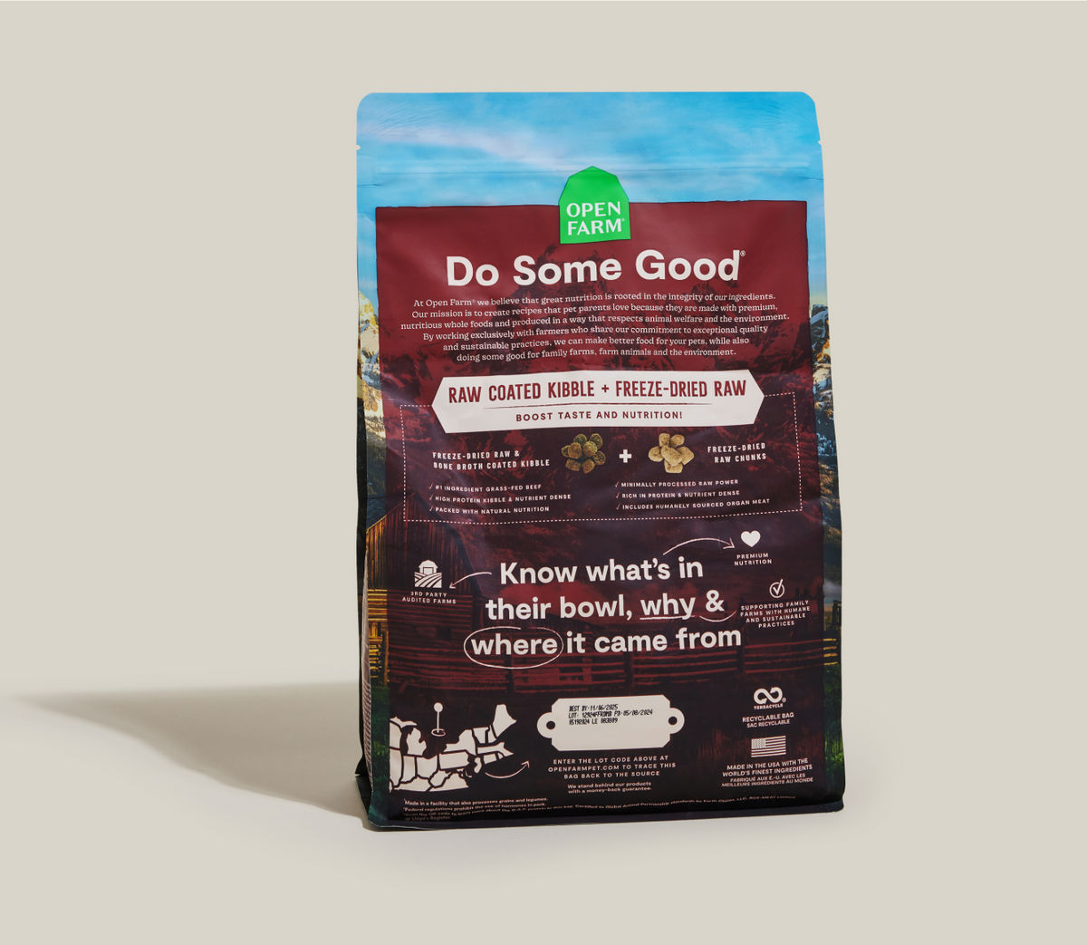 RawMix Front Range Grain-Free Dog Kibble