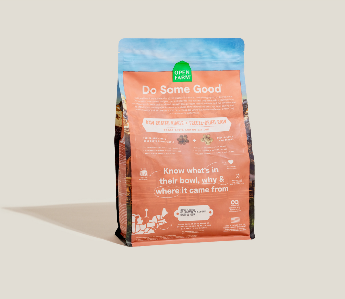 RawMix Tide & Terrain Grain-Free Dog Kibble