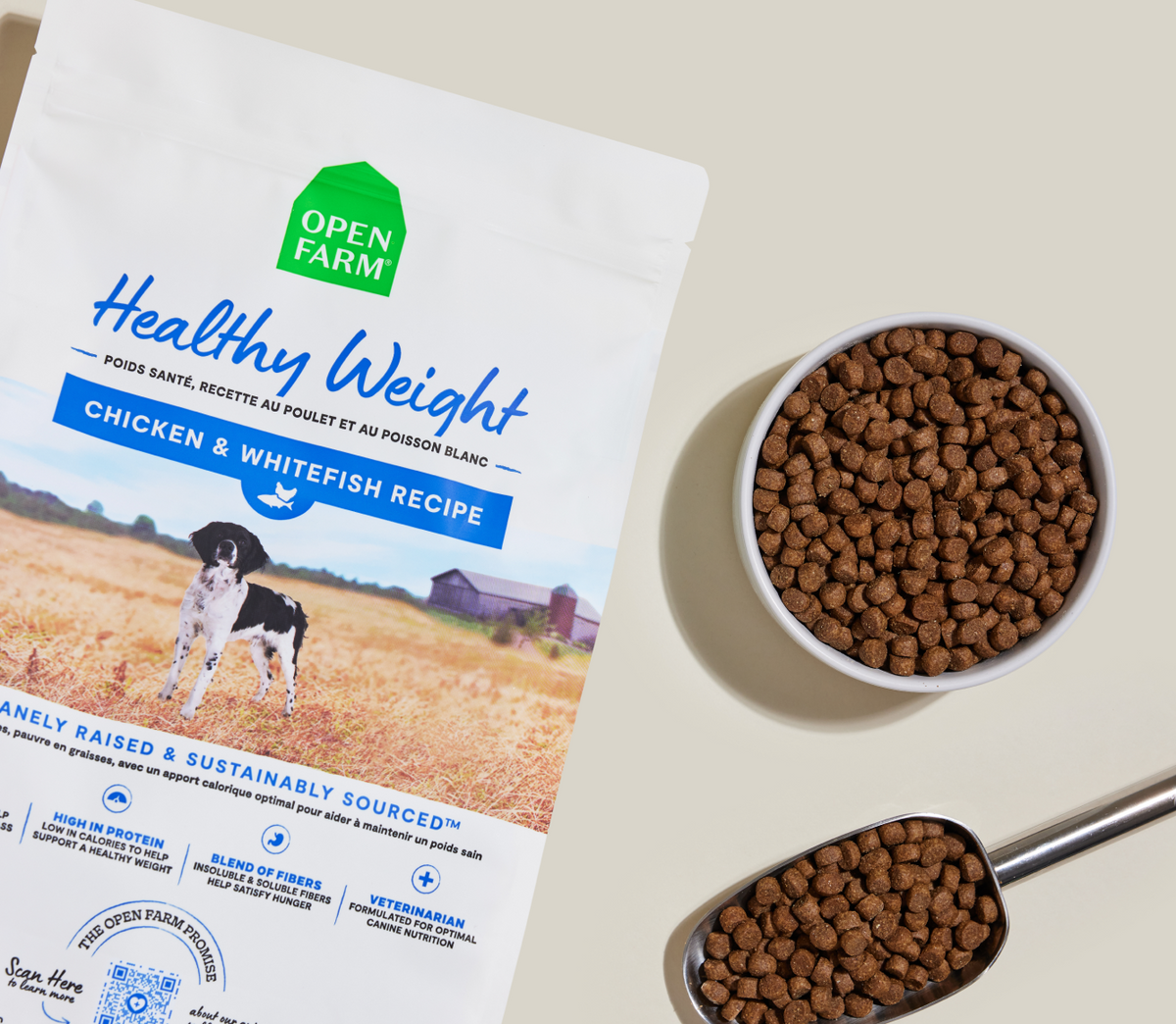 Chicken & Whitefish Healthy Weight Dog Kibble
