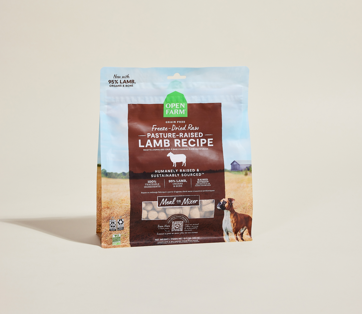 Pasture-Raised Lamb Freeze Dried Raw Morsels for Dogs