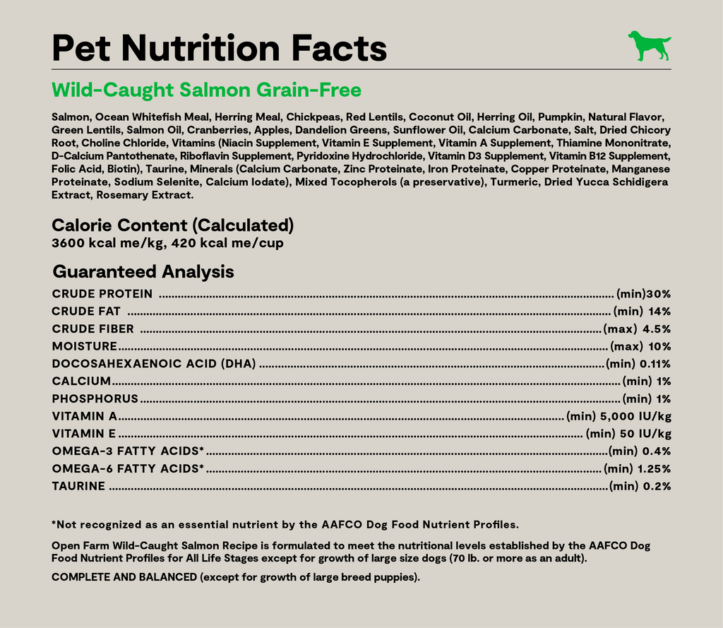 Wild-Caught Salmon Grain-Free Dog Kibble