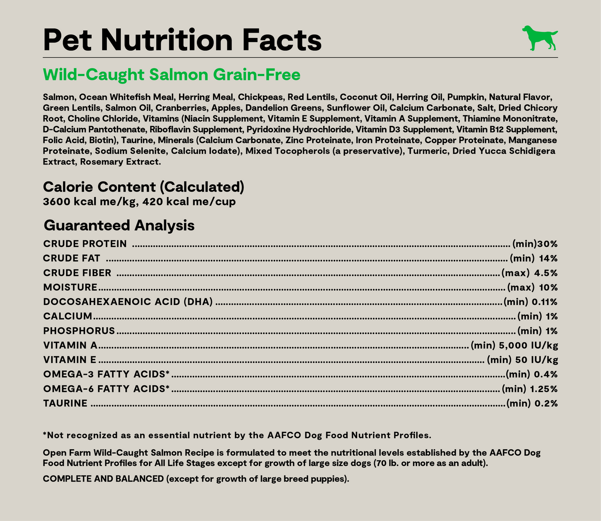 Wild-Caught Salmon Grain-Free Dog Kibble