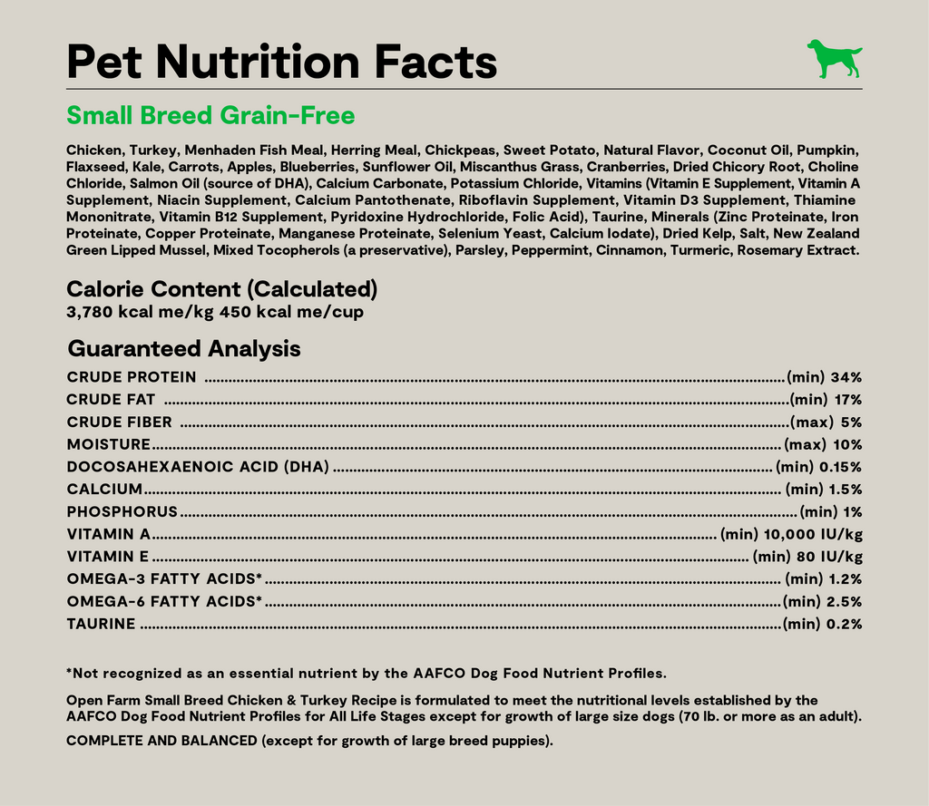 Small Breed Grain-Free Dog Kibble
