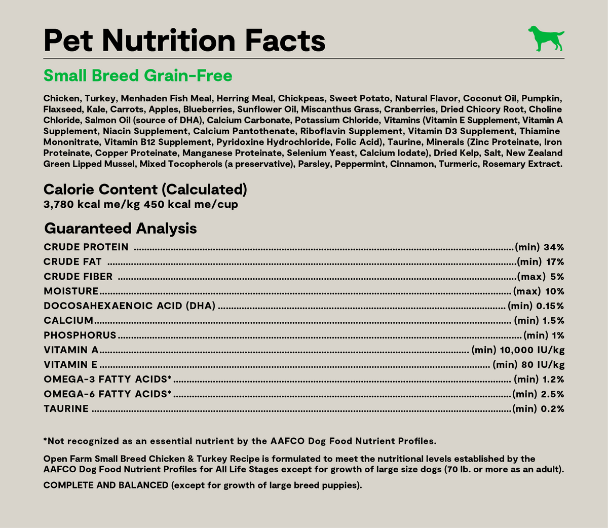 Small Breed Grain-Free Dog Kibble