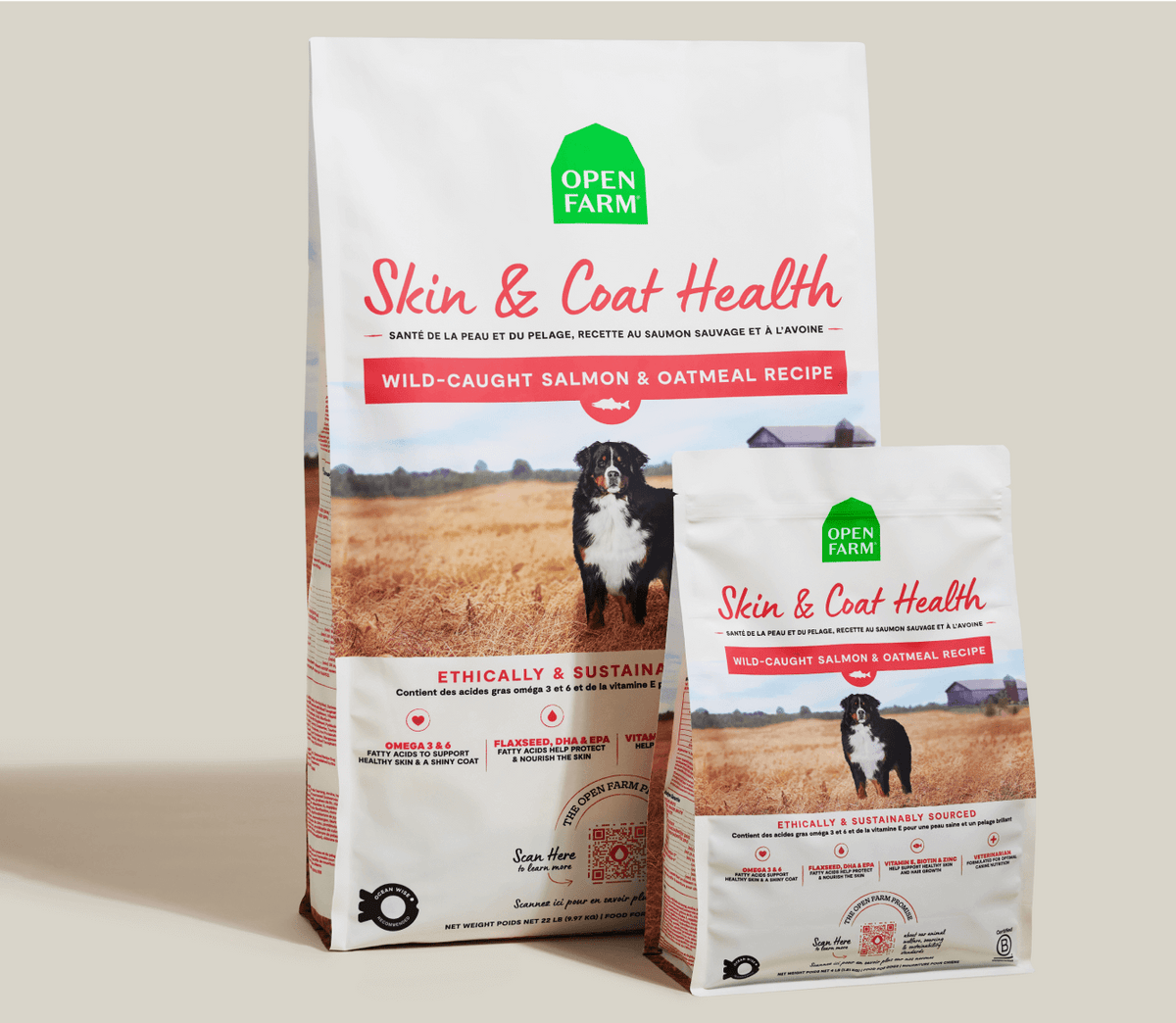 Salmon & Oatmeal Skin & Coat Health Dog Kibble
