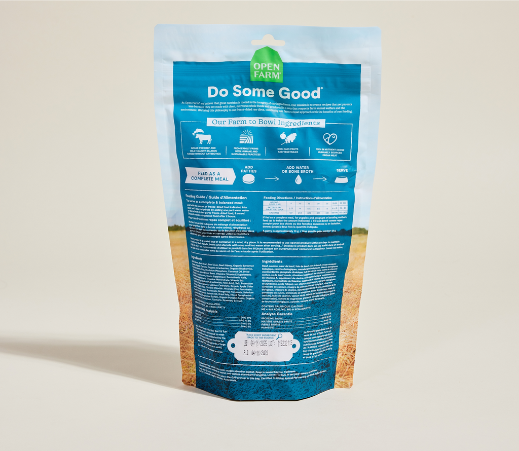 Surf & Turf Freeze Dried Raw Patties for Dogs