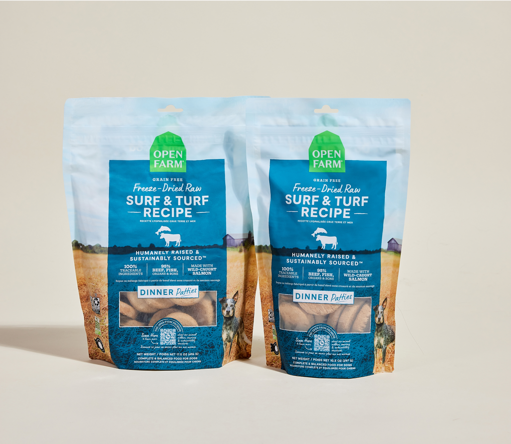 Surf & Turf Freeze Dried Raw Patties for Dogs