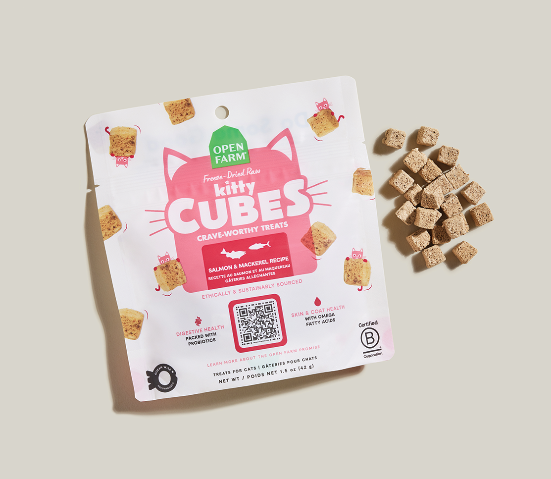 Salmon & Mackerel Kitty Cube Treats