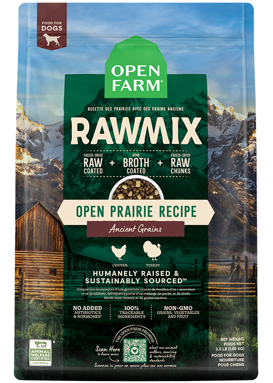 RawMix Open Prairie Ancient Grains Dog Kibble