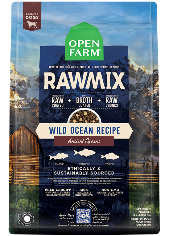 RawMix Wild Ocean Ancient Grains Dog Kibble