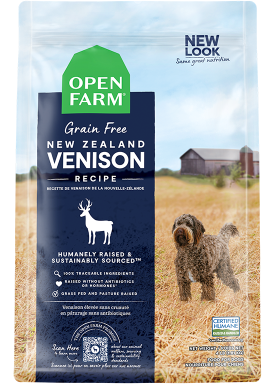 New Zealand Venison Grain-Free Dog Kibble