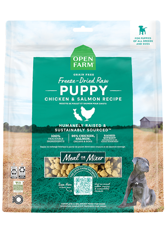 Chicken & Salmon Freeze Dried Raw Morsels for Puppies