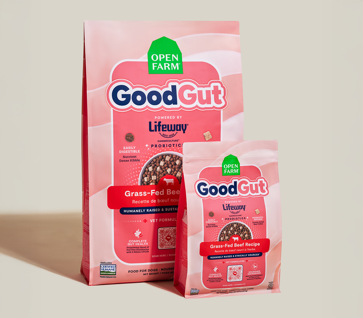 GoodGut Grass-Fed Beef Dog Kibble