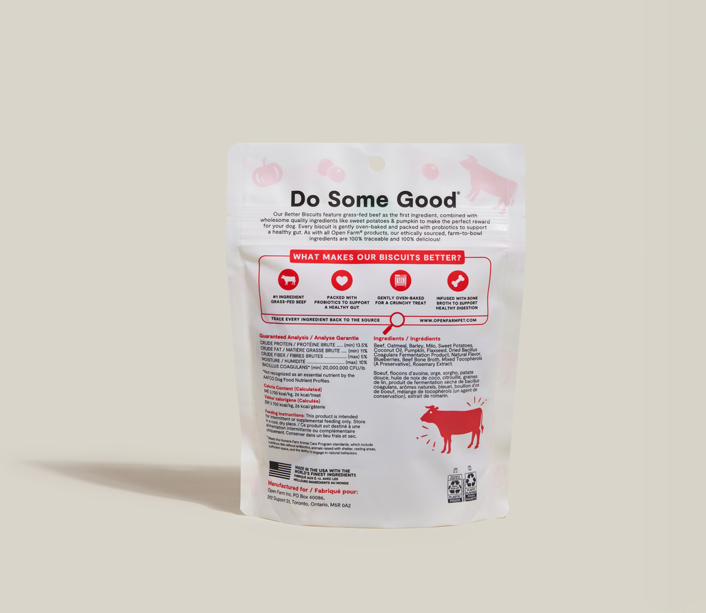 Better Biscuits Grass-Fed Beef & Oatmeal Treats