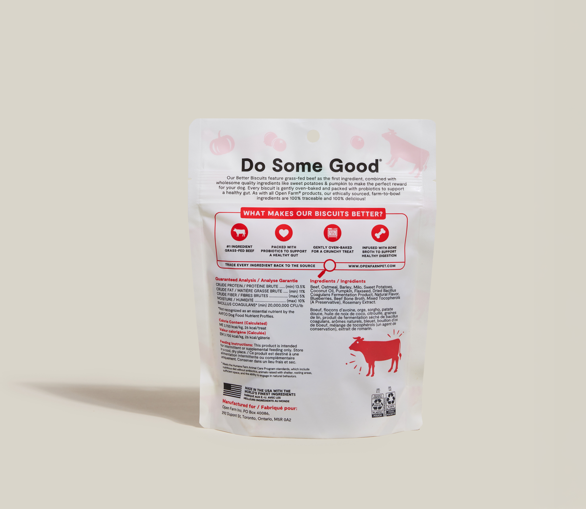 Better Biscuits Grass-Fed Beef & Oatmeal Treats