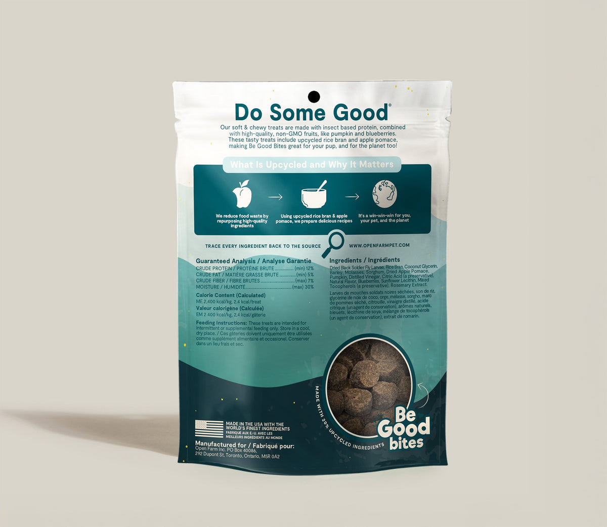 Be Good Bites Insect & Wholesome Grain Treats